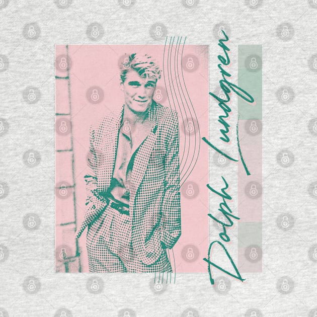 Dolph Lundgren / 80s Style Movie Fan Gift by unknown_pleasures